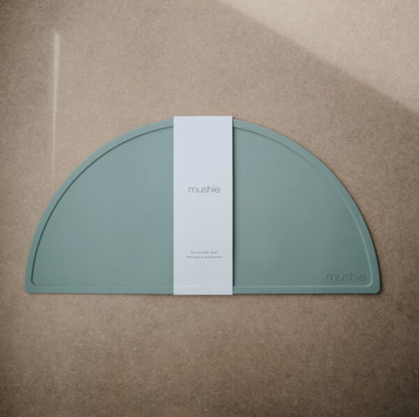 Mushie Placemat Silicone Place Mat - Cambridge Blue
