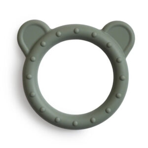 Mushie Bijtring Beer Bear Teether - Dried Thyme