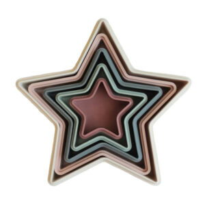 Mushie Stapeltoren Stapelbakjes - Nesting Stars + 0jr