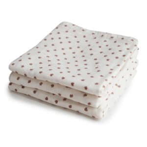 Mushie Hydrofiele Doeken (set van 3) - Bloom