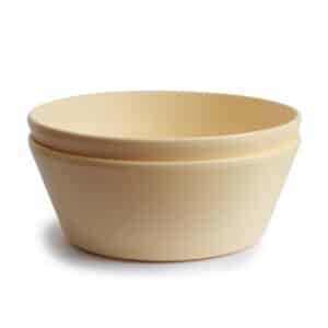 Mushie Kom Rond (set van 2) - Pale Daffodil