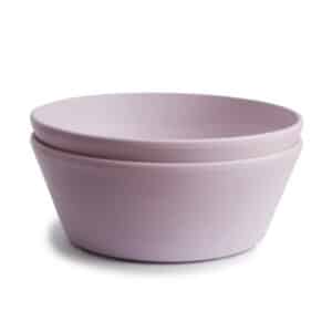 Mushie Kom Rond (set van 2) - Soft Lilac