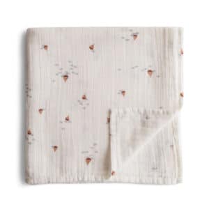 Mushie Hydrofiele Doek XL Swaddle - Boats