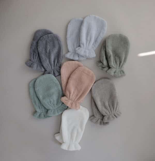 810052467283 Mushie Washandjes (2 stuks) - Pearl 1 2