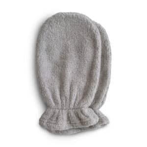810052467313 Mushie Washandjes (2 stuks) - Grey 1