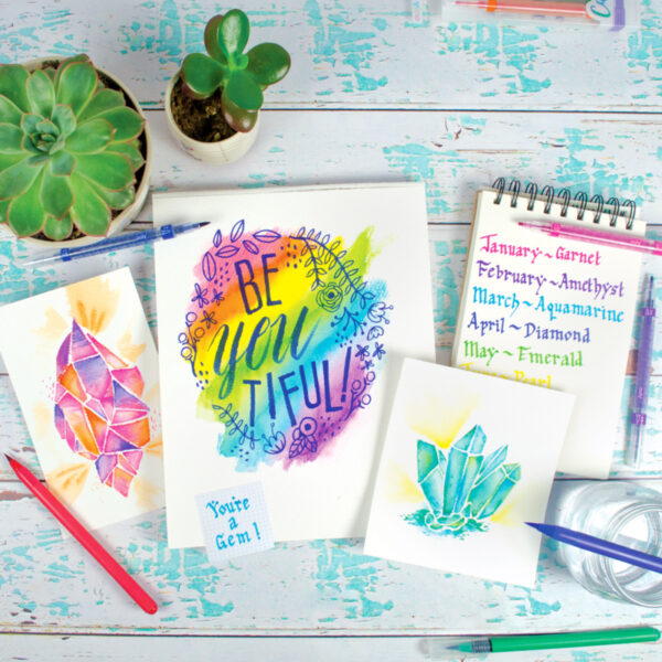 Ooly Aquarel Verf Chroma Blends Watercolor Brush Markers - 18 kleuren