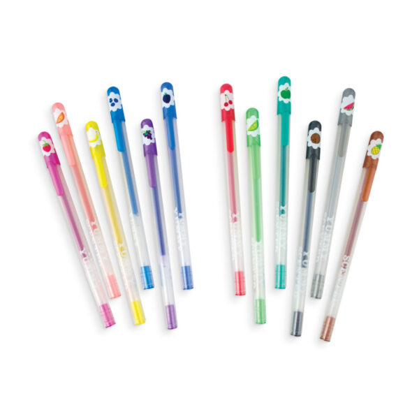 Ooly Gelpennen Glitter en Geur Yummy Yummy Gel Pens - 12 kleuren