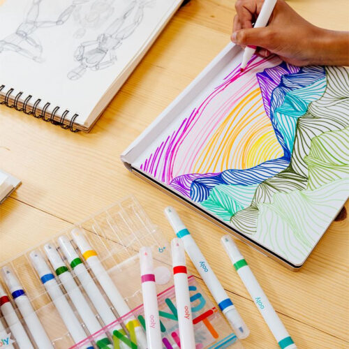 Ooly Stiften Drawing Duet - 24 kleuren