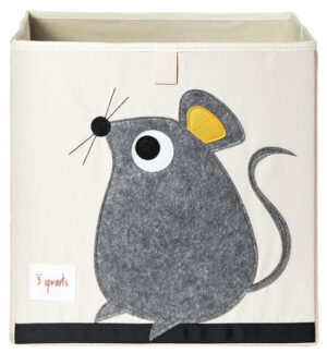3 Sprouts Opbergdoos - Muis