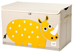 3 Sprouts Speelgoedkist - Neushoorn