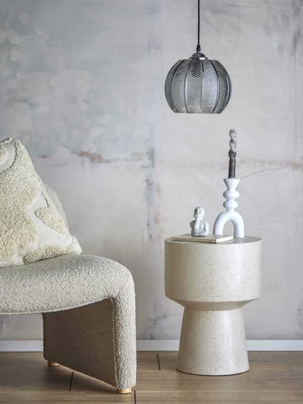 8206 8390 Bloomingville Hanglamp Glas Adar Grijs 5711173341740 (1)