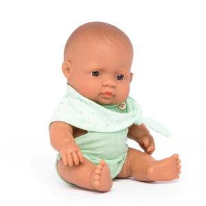 8231346 Miniland Babypop Latijns Amerikaans Jongen Gekleed 21 cm 8413082313463