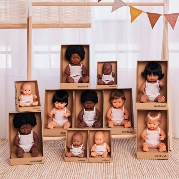Miniland Babypop Afrikaans - Jongen (32cm)