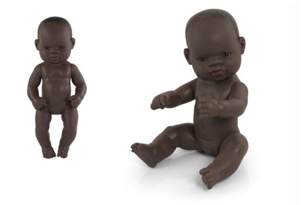 Miniland Babypop Afrikaans - Meisje (32cm)