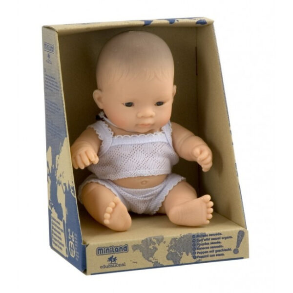 Miniland Babypop Aziatisch - Boy (21 cm)