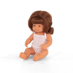 Miniland Pop Europees Roodharig Meisje - Girl (38 cm)