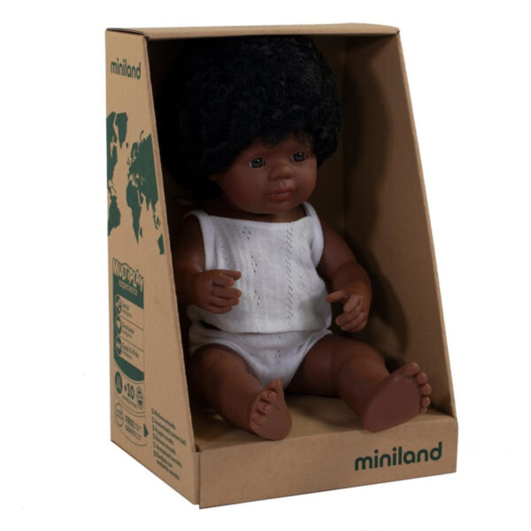Miniland Pop Afro Amerikaans - Girl (38 cm)