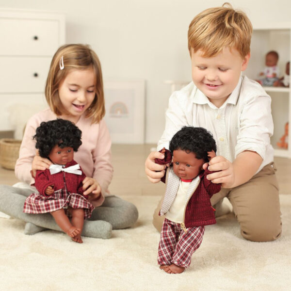 Miniland Pop Afro Amerikaans - Girl (38 cm)