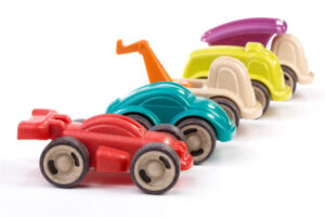 Miniland Mini Mobiel Auto's (12 cm) + 18maand
