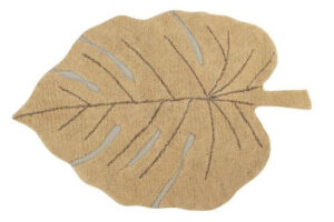 Lorena Canals Vloerkleed - Monstera Leaf Honey
