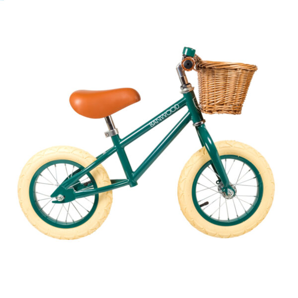 Banwood First Go Balance Loopfiets - Donkergroen