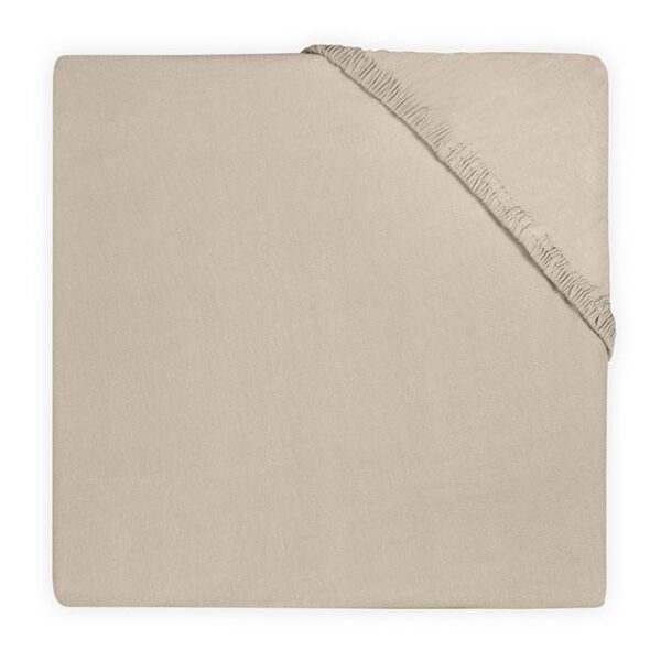 Jollein Hoeslaken Ledikant Jersey - Nougat (60 x 120 cm)