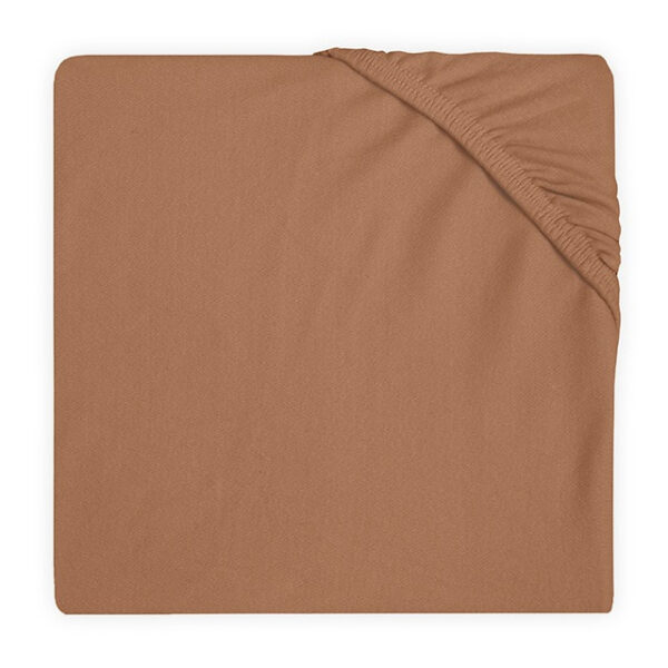 Jollein Hoeslaken Wieg Jersey - Caramel (40 x 80/90 cm)