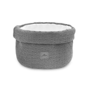 Jollein Opbergmandje Bliss Knit - Storm Grey