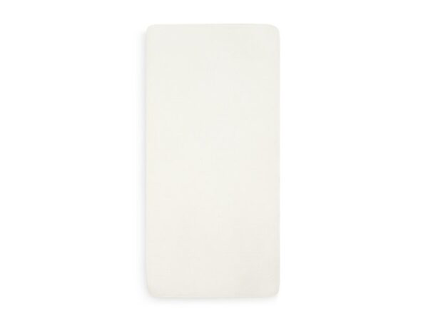 Jollein Hoeslakens Ledikant Jersey - Ivory (60 x 120 cm) (set van 2)