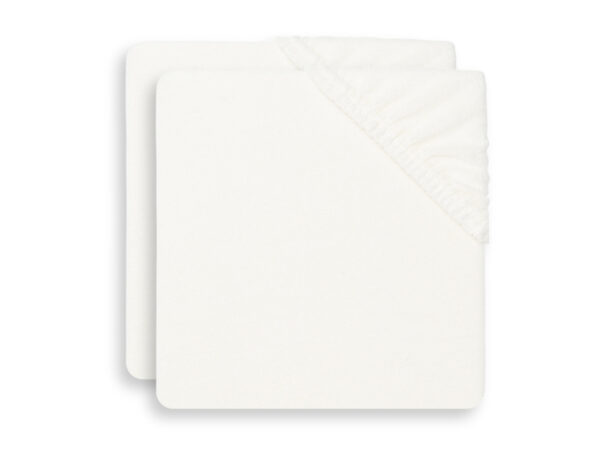 Jollein Aankleedkussenhoes Badstof - Ivory (set van 2)