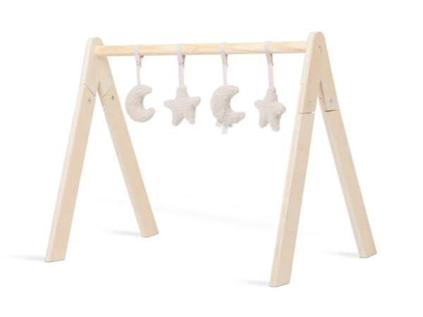 Jollein Babygym Speeltjes Moon - Nougat (set van 4)