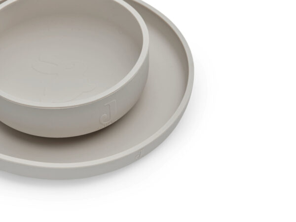 Jollein Kinderservies Siliconen Diner Set - Nougat