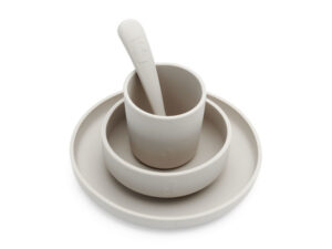 Jollein Kinderservies Siliconen Diner Set - Nougat