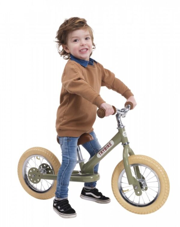 Trybike Steel Loopfiets - Vintage Blauw