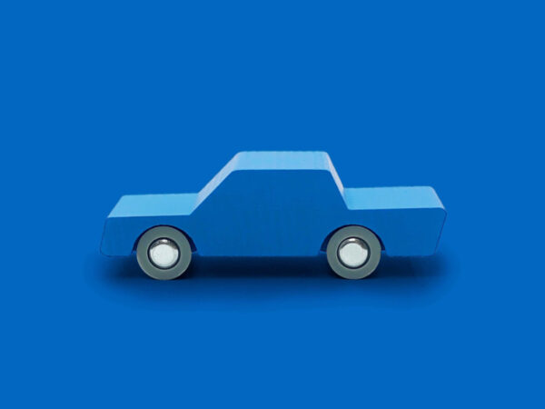 Way to Play Heen en Weer Auto - Blauw