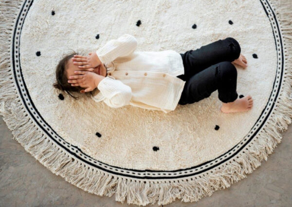 Tapis Petit Vloerkleed - Anna Dots Cream