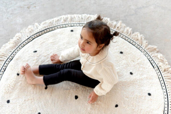 Tapis Petit Vloerkleed - Anna Dots Cream