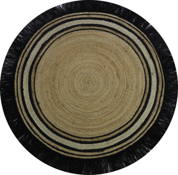 Tapis Petit Vloerkleed - Jute Tess Black
