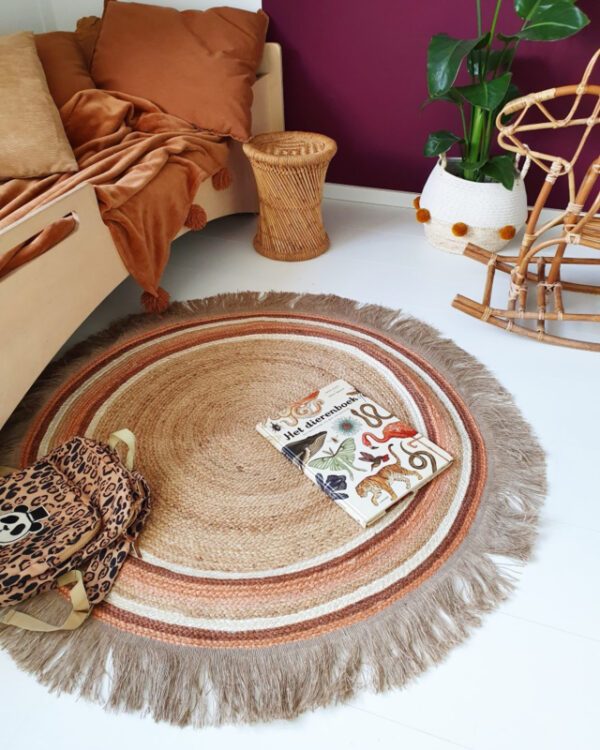 Tapis Petit Vloerkleed - Jute Tess Rust