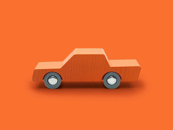 Way to Play Heen en Weer Auto - Oranje