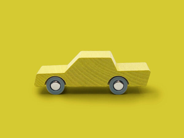 Way to Play Heen en Weer Auto - Geel