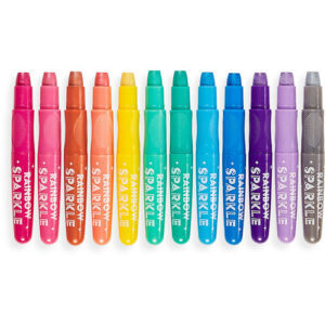 Ooly Gelkrijt Rainbow Glitter Sparkle Gel Crayons - Set van 12