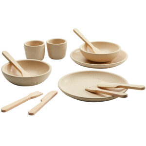 Plantoys Houten Tafelgerei - Naturel