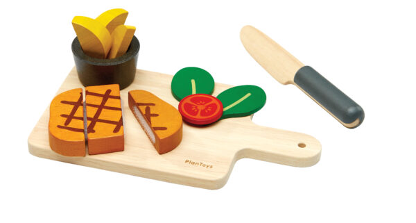 Plantoys Speel Set - Steak Set +2jr