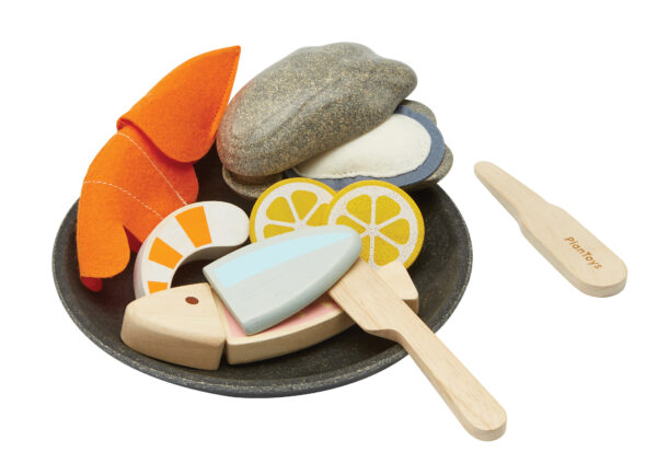 Plantoys Speel Set - Zeevruchten Schotel +2jr