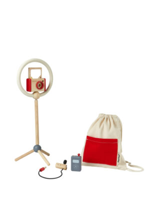 Plantoys Speel Set Houten Vlogger Set + 3jr (op=op)