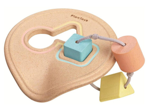 Plantoys Houten Baby Vormen Sorteerder - Pastel