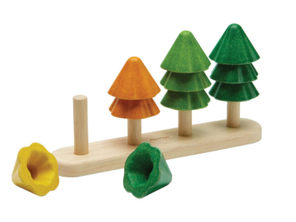 Plantoys Houten Sorteerspel Bomen + 18m