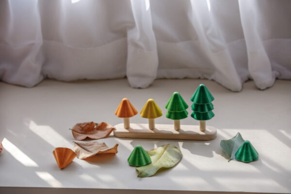 Plantoys Houten Sorteerspel Bomen + 18m