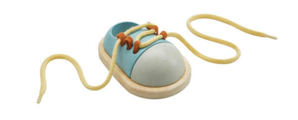 Plantoys Orchard Collectie Houten Schoen met Veters + 3jr